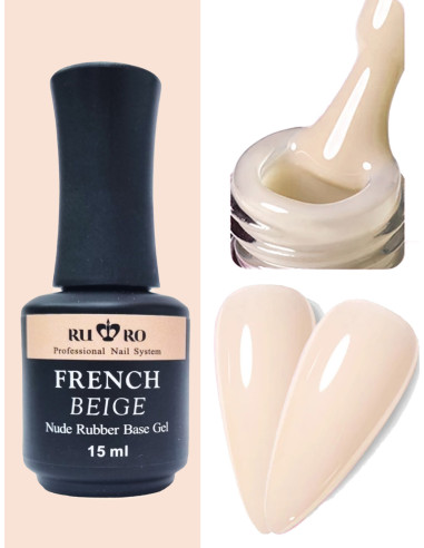 copy of RUBBER BASE FRENCH - FRENCH BEIGE 15ml.