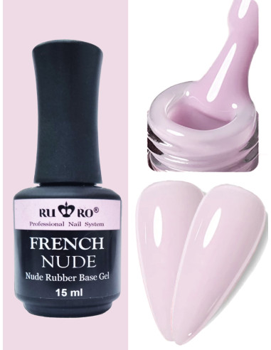 copy of RUBBER BASE FRENCH - FRENCH NUDE 15ml.