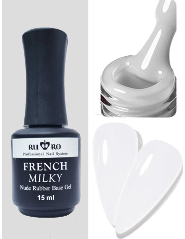 FRENCH RUBBER BASE - FRENCH MILKY 15ml.