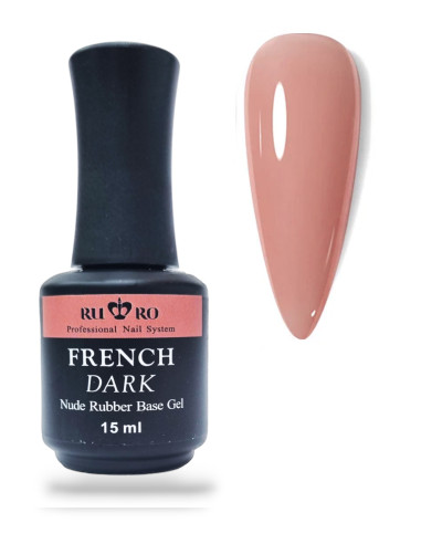 FRENCH RUBBER BASE - FRENCH DARK 15ml.