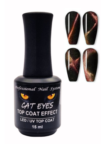 TOP COAT OJO DE GATO - COBRE 12