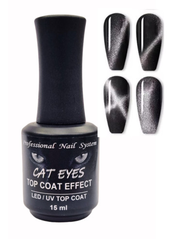 TOP COAT OJO DE GATO - PLATA 18