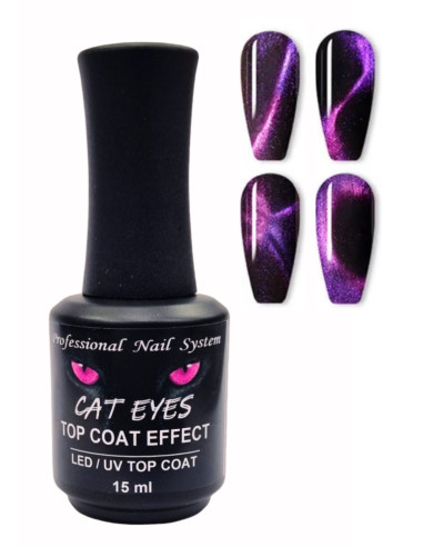 TOP COAT OJO DE GATO - MORADO 08